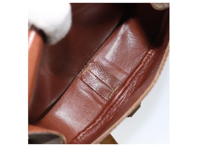 Louis Vuitton Cartouchiere Monogram Canvas PM Marrone - vista 5
