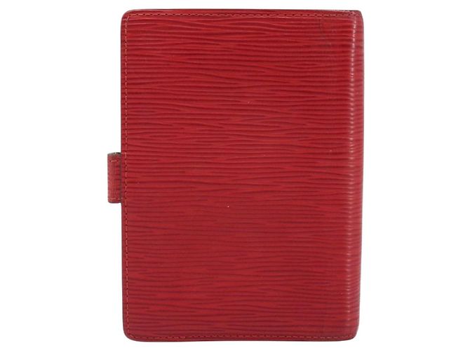 Copertura per Agenda Louis Vuitton in Pelle Epi PM Rosso - vista 2