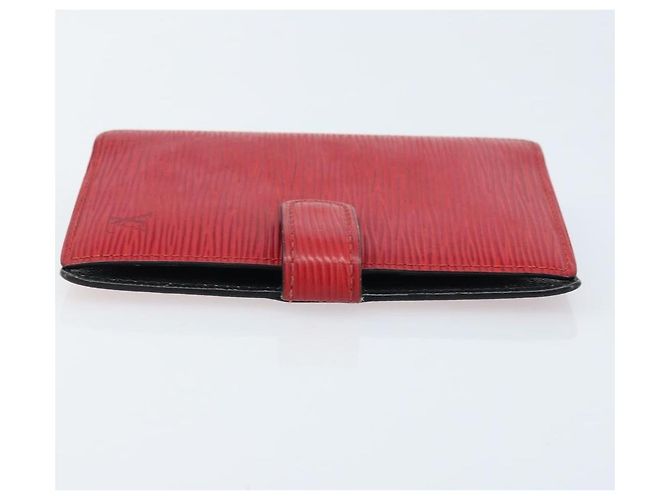 Copertura per Agenda Louis Vuitton in Pelle Epi PM Rosso - vista 3