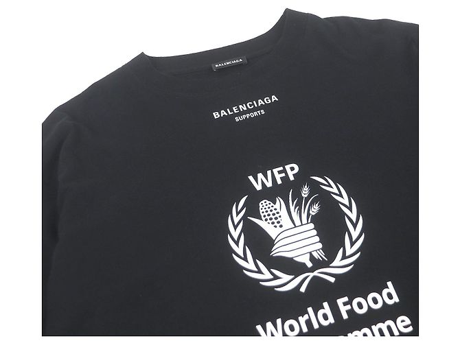 Everyday Camiseta de algodón Balenciaga World Food Programme Negro - vista 2