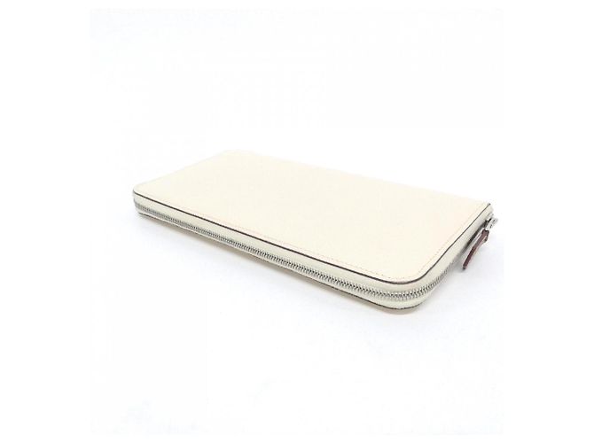 Billetera bi-fold Lucky Daisy de Hermès Blanco - vista 2