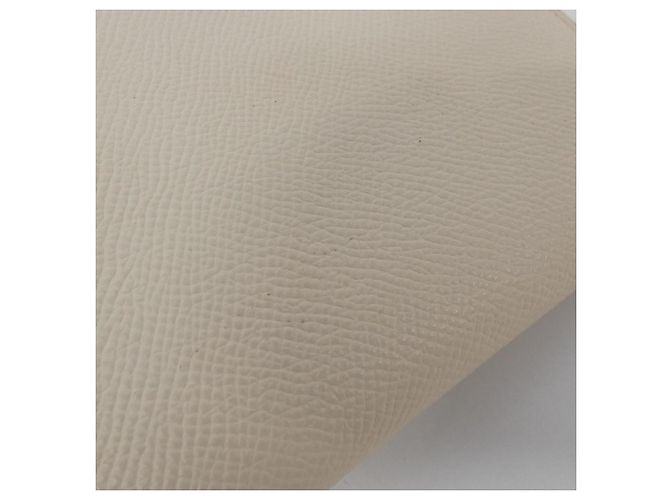 Billetera bi-fold Lucky Daisy de Hermès Blanco - vista 5