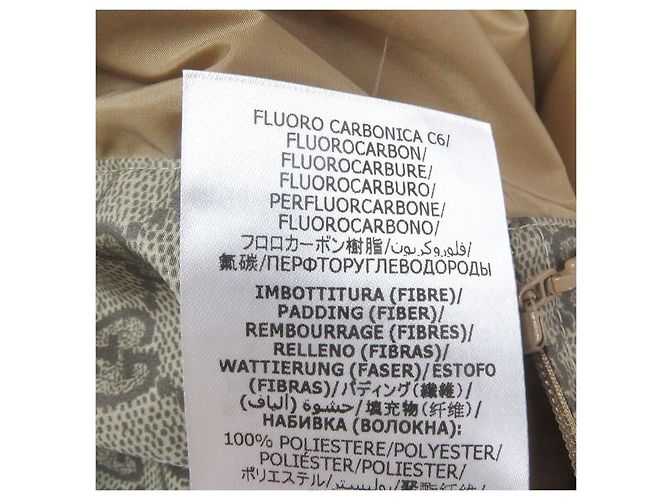 Chaqueta de nylon con logo GG de Gucci Beige - vista 10