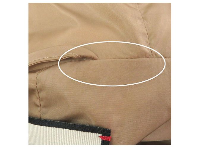 Chaqueta de nylon con logo GG de Gucci Beige - vista 13