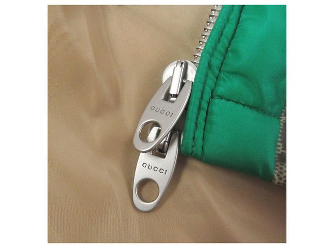 Chaqueta de nylon con logo GG de Gucci Beige - vista 6