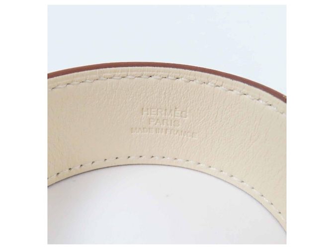 Hermès Bracciale Hermes Kelly Twist Swift Taglia 2 Bianco - vista 7