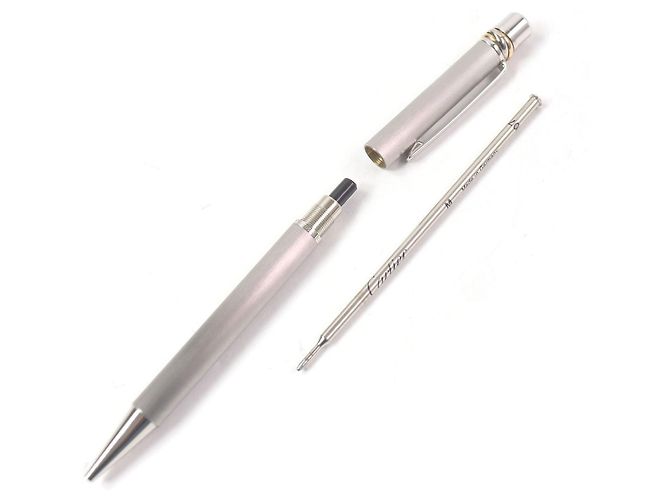 Bolígrafo de plata Cartier Trinity - vista 3