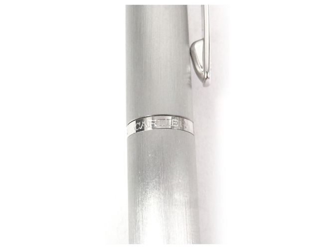 Bolígrafo de plata Cartier Trinity - vista 8