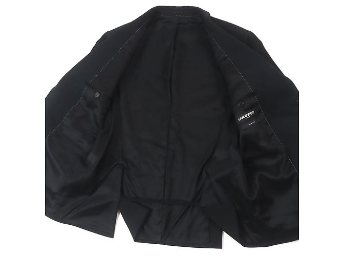 Autre Marque Neil Barrett TUXEDO Wool Blend Jacket Black - view 4