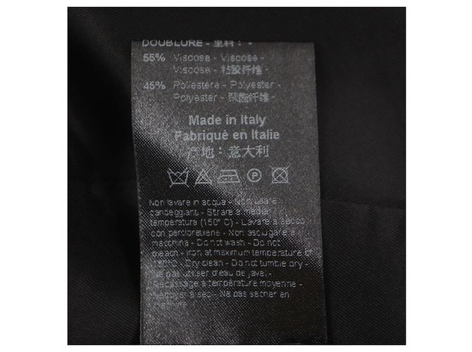 Autre Marque Neil Barrett TUXEDO Wool Blend Jacket Black - view 9