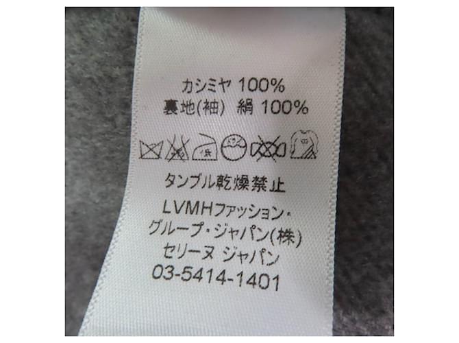 Céline Abrigo Crombie Egg de cachemira Celine Gris - vista 8