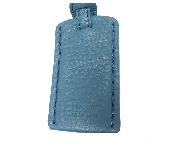 Autre Marque Borsa in pelle HIROFU Blu - vista 9