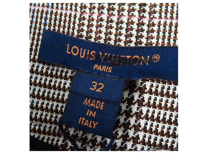 Louis Vuitton Side Zip Polyurethane Blend Pants Beige - view 8