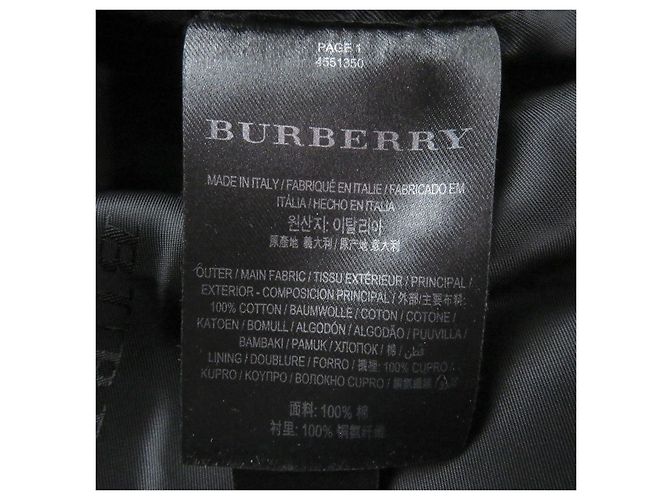 Trench coat de algodón con logo de Burberry
Trench coat de algodón Beige Caqui - vista 7
