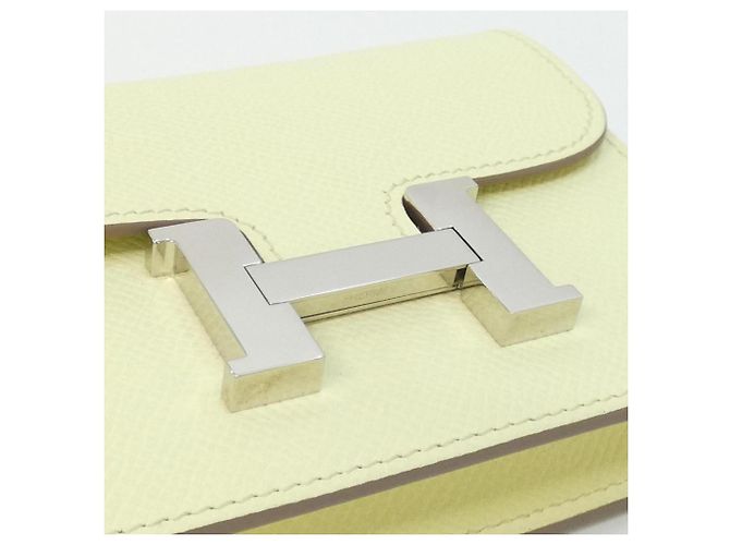 Hermès Slim Wallet Constance von Hermes Gelb - Ansicht 3