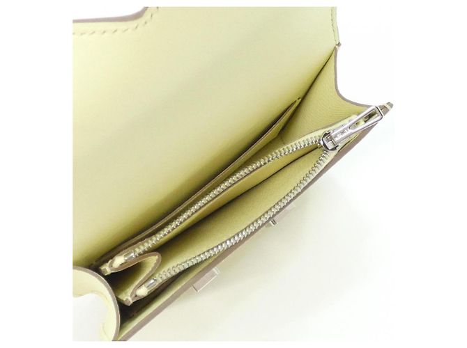Hermès Slim Wallet Constance von Hermes Gelb - Ansicht 5