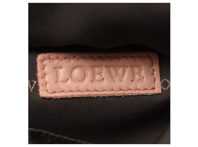 Borsa in pelle nappa rosa Loewe Aire - vista 4