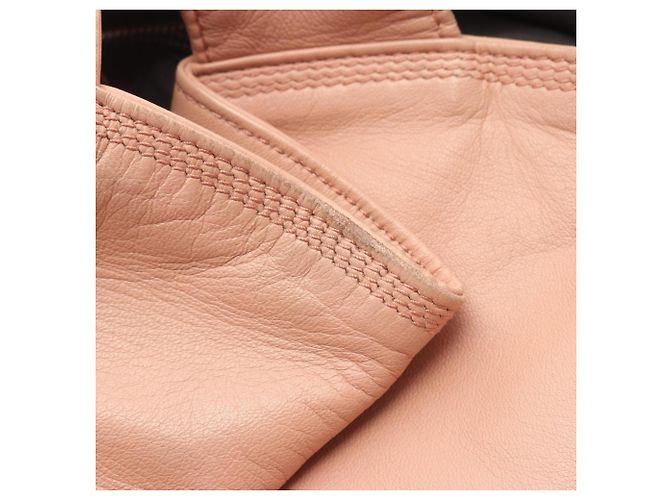 Borsa in pelle nappa rosa Loewe Aire - vista 7