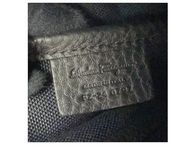 Borsa tote in tela nera Salvatore Ferragamo - vista 10