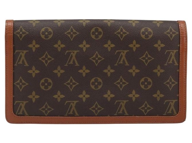 Louis Vuitton Donna Pochette Monogram Canvas GM Marrone - vista 2