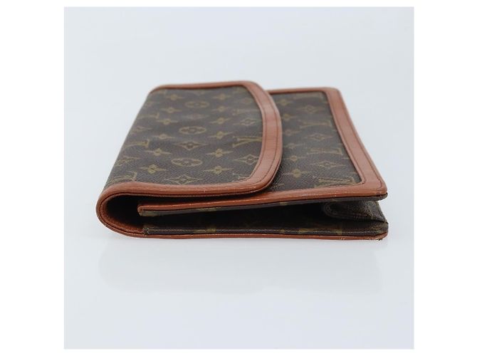 Louis Vuitton Donna Pochette Monogram Canvas GM Marrone - vista 4