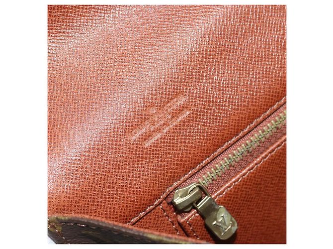 Louis Vuitton Donna Pochette Monogram Canvas GM Marrone - vista 7