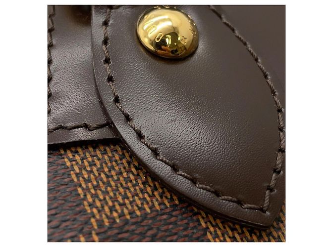 Borsa Louis Vuitton Damier Ebene Verona PM Rosso Monogramma - vista 12