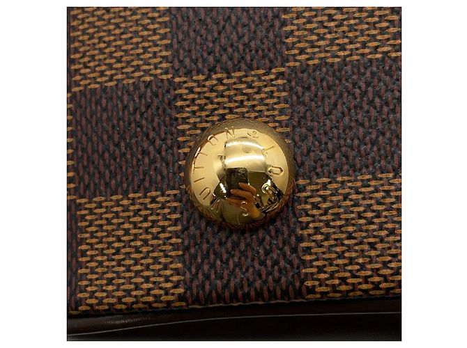Borsa Louis Vuitton Damier Ebene Verona PM Rosso Monogramma - vista 13