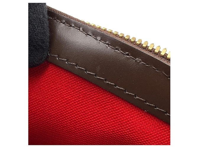 Borsa Louis Vuitton Damier Ebene Verona PM Rosso Monogramma - vista 9