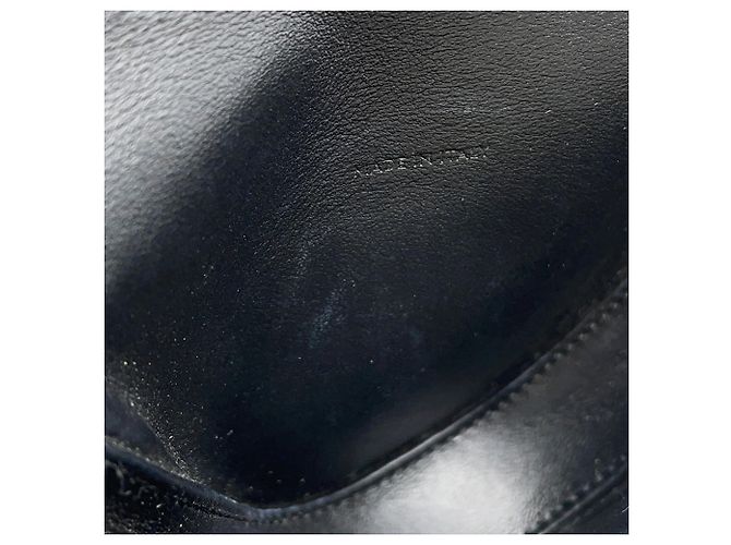 Céline Borsa a Spalla in Pelle Mini Triangle di Celine Nero - vista 10