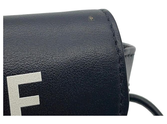 Céline Borsa a Spalla in Pelle Mini Triangle di Celine Nero - vista 6