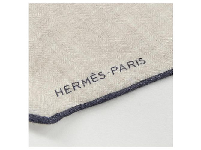 Sciarpa Losanga BAIN DE MINUIT H434086T di Hermès Beige - vista 4