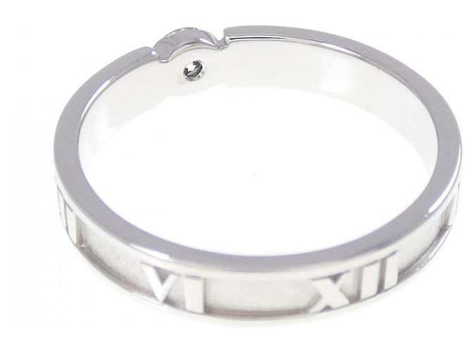 Tiffany & Co Tiffany Atlas Ring 18K Weißgold mit Diamant Golden - Ansicht 3