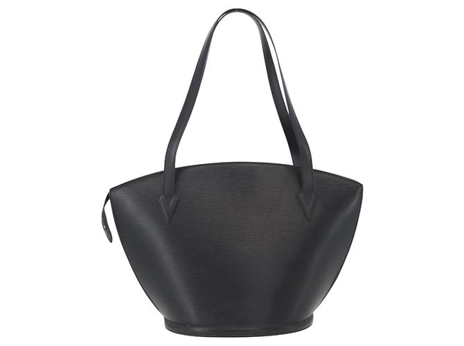 Borsa a mano Saint Jacques in pelle Epi GM Louis Vuitton Nero - vista 2