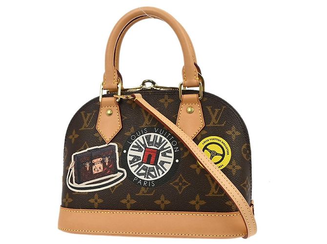 Bolsa Alma Louis Vuitton Edição Limitada World Tour Monogram Canvas BB Marrom - vista 2