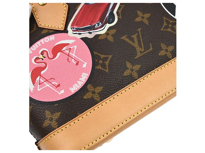 Bolsa Alma Louis Vuitton Edição Limitada World Tour Monogram Canvas BB Marrom - vista 7