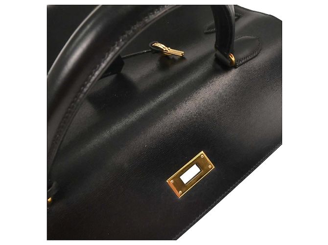 Hermès Hermes Kelly Black Box Calf with Gold Hardware 35 Schwarz - Ansicht 5