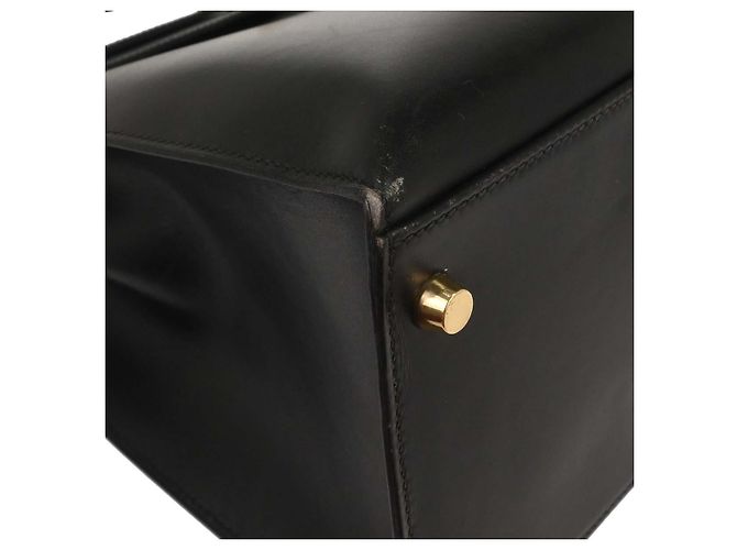 Hermès Hermes Kelly Black Box Calf with Gold Hardware 35 Schwarz - Ansicht 6