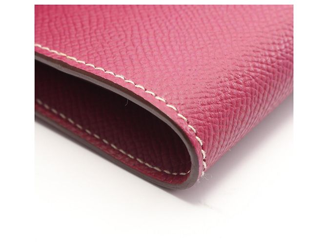 Hermès Billetera bi-fold Hermes Kelly Rosa - vista 6
