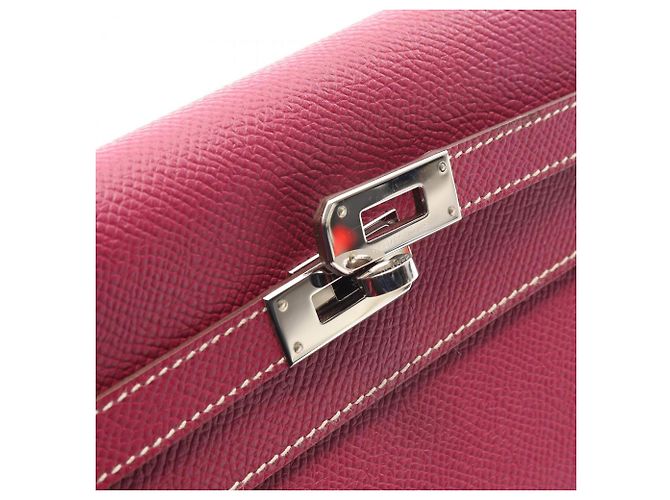 Hermès Billetera bi-fold Hermes Kelly Rosa - vista 7