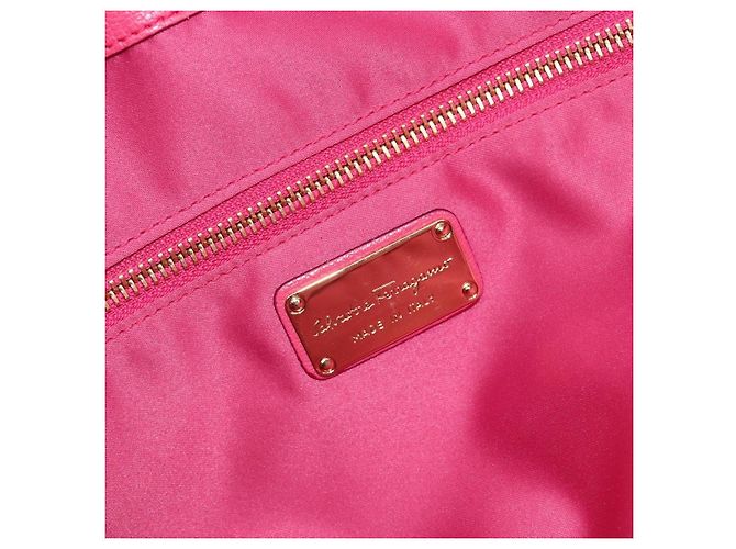 Borsa Gancini in pelle Salvatore Ferragamo Rosa - vista 6