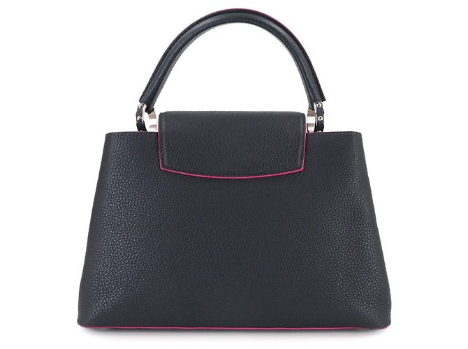 Borsa Capucines PM Louis Vuitton Blu Fuschia - vista 2