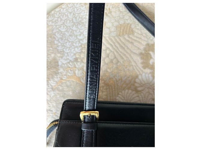 Borsa Sonia Rykiel in pelle nera Nero - vista 15