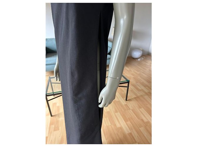 Comme Des Garcons Robe de Chambre Maxikleid Schwarz - Ansicht 12