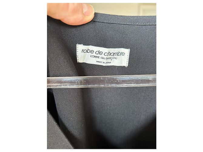 Comme Des Garcons Robe de Chambre Maxikleid Schwarz - Ansicht 13