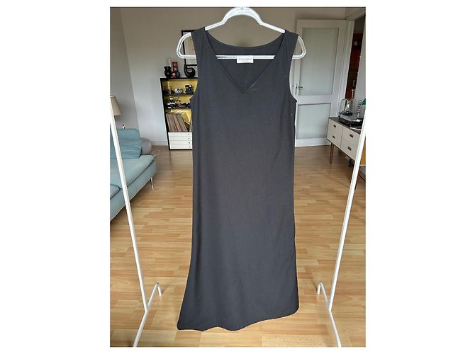 Comme Des Garcons Robe de Chambre Maxikleid Schwarz - Ansicht 2