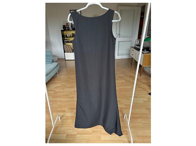 Comme Des Garcons Robe de Chambre Maxikleid Schwarz - Ansicht 8