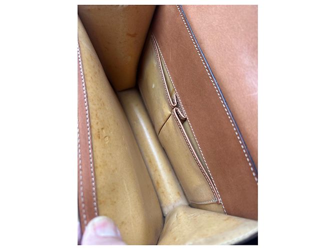 Céline Triomphe Monogramm Handtasche Beige Canvas - Ansicht 8