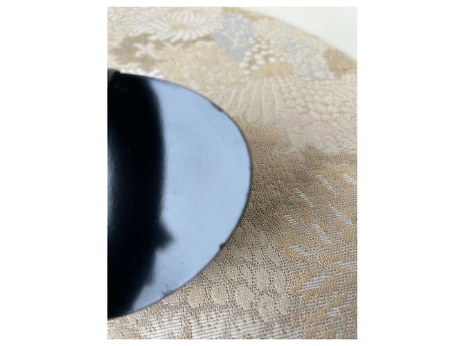 Christian Dior Mules com Fivela e Cadeado em Couro Preto - vista 3