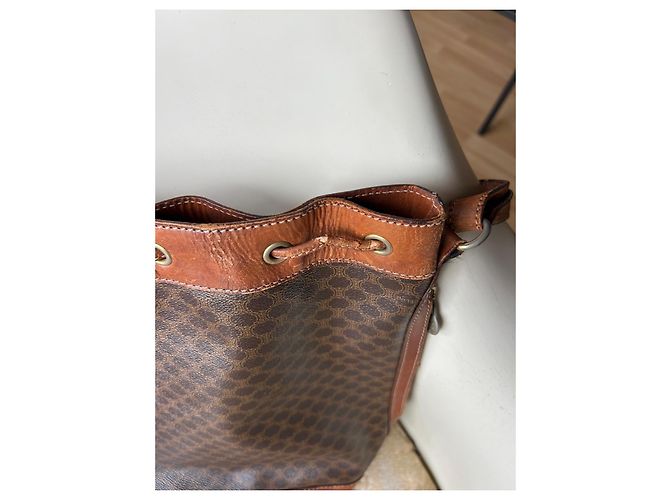 Céline Macadam Bucket Bag braun Leder - Ansicht 15